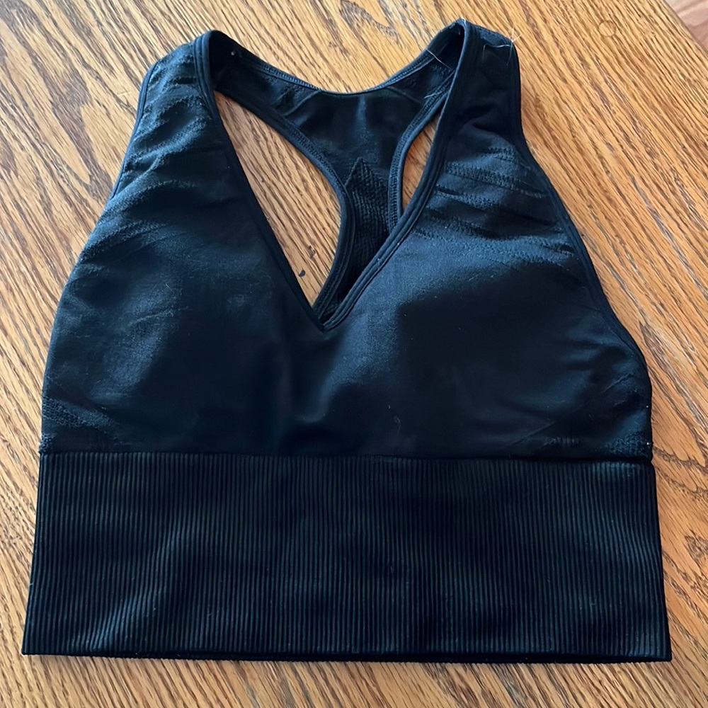 PINK sports bra xs black